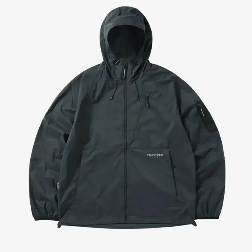 [BUNJANG] thisisneverthat PERTEX QA Windbreaker Washed Black / [L] 디스이즈네버댓 퍼텍스 QA 윈드브레이커 워시드 블랙