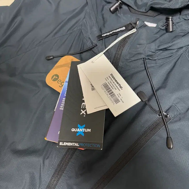 [BUNJANG] thisisneverthat PERTEX QA Windbreaker Washed Black / [L] 디스이즈네버댓 퍼텍스 QA 윈드브레이커 워시드 블랙