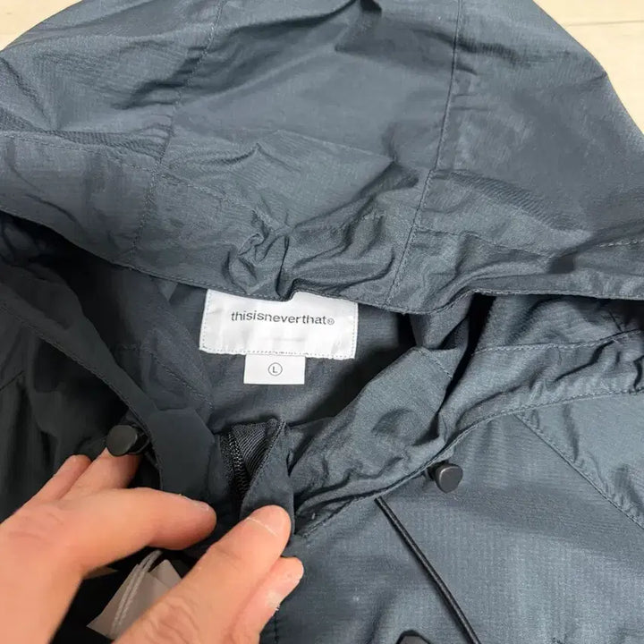 [BUNJANG] thisisneverthat PERTEX QA Windbreaker Washed Black / [L] 디스이즈네버댓 퍼텍스 QA 윈드브레이커 워시드 블랙
