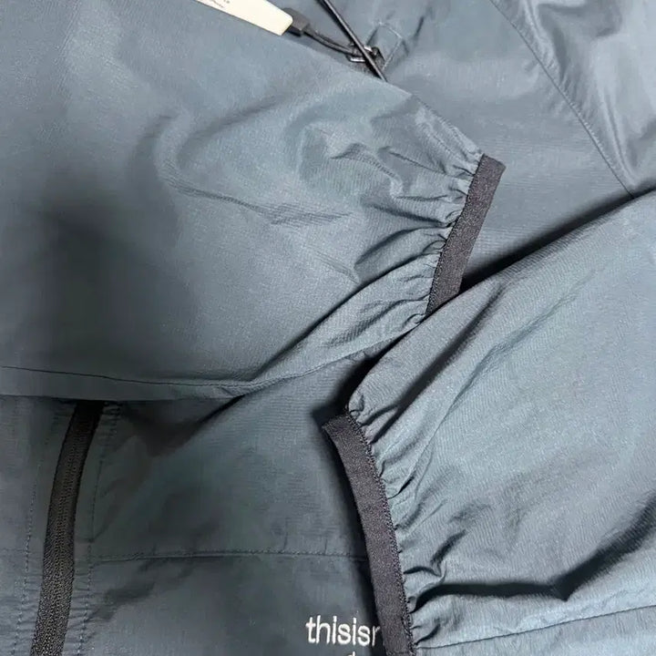 [BUNJANG] thisisneverthat PERTEX QA Windbreaker Washed Black / [L] 디스이즈네버댓 퍼텍스 QA 윈드브레이커 워시드 블랙