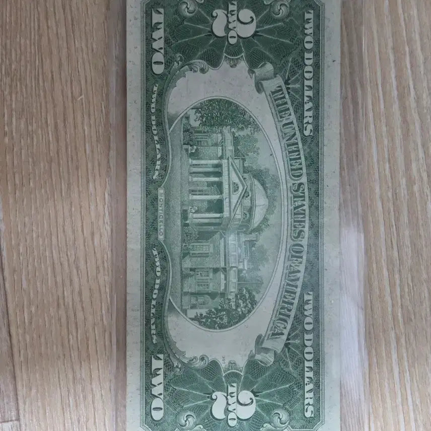 [BUNJANG] 2 Dollar AA First Edition Printing Error Banknote / 행운의 2달러 AA초판 인쇄불량 에러 사용제