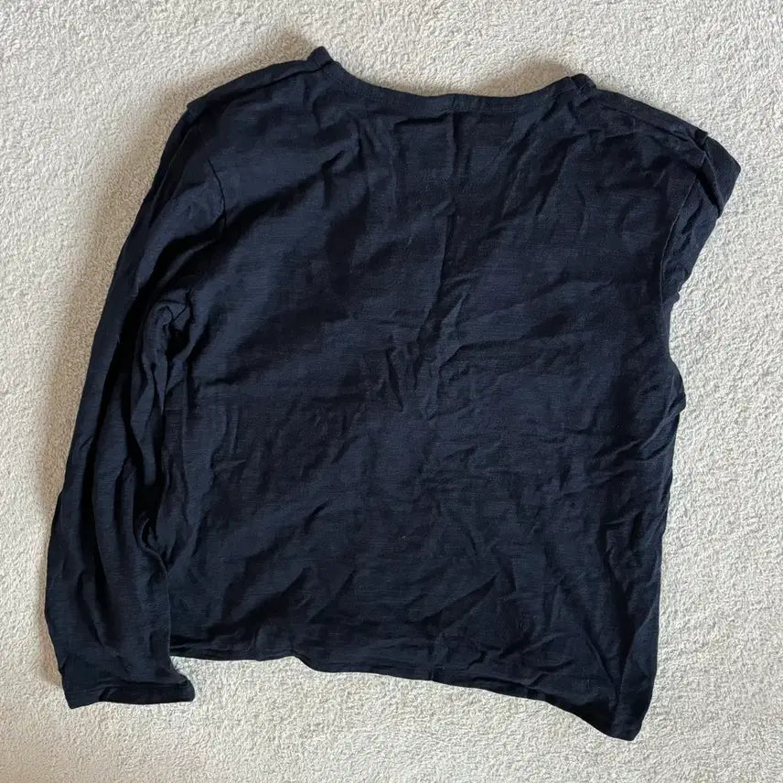 [BUNJANG] Vintage Navy Dot Lace Point Inner Top / 일본빈티지 네이비 도트 레이스 포인트 이너 탑