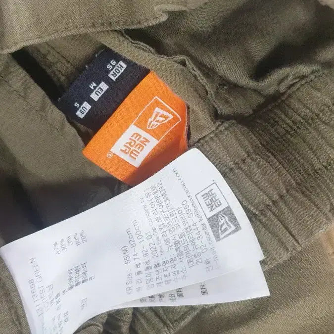 [BUNJANG] New Era Cargo Jogger Pants Khaki (M) / 뉴에라 카고 조거팬츠 카키 m사이즈