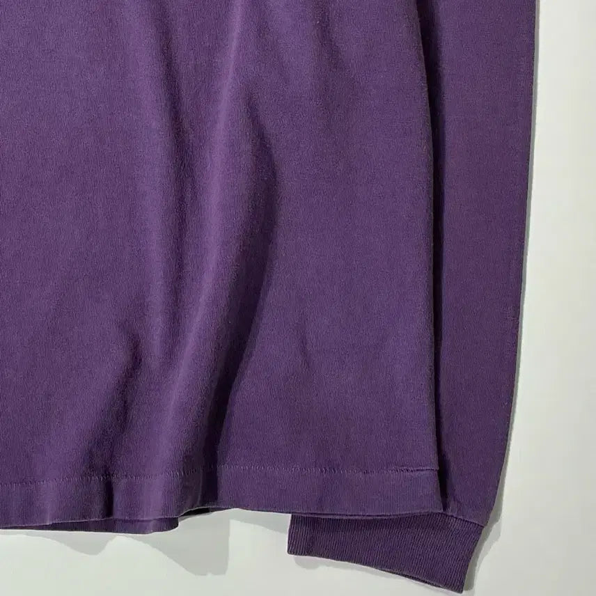 [BUNJANG] Gallery Dept. Logo Long Sleeve T-Shirt / 갤러리 디파트먼트 DEPT 로고 롱슬리브 티셔츠 퍼플 L사이즈