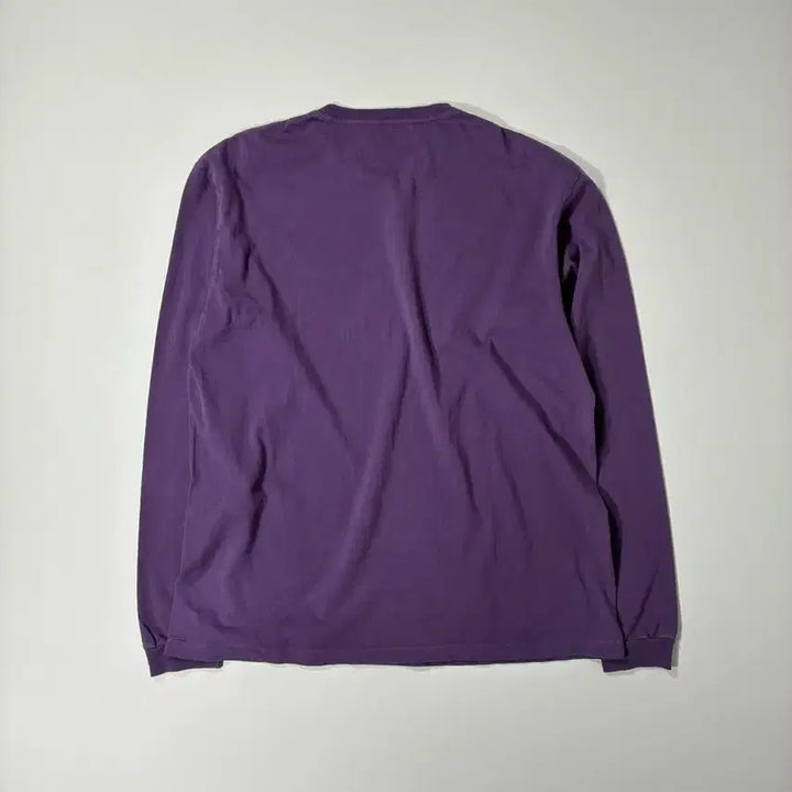 [BUNJANG] Gallery Dept. Logo Long Sleeve T-Shirt / 갤러리 디파트먼트 DEPT 로고 롱슬리브 티셔츠 퍼플 L사이즈