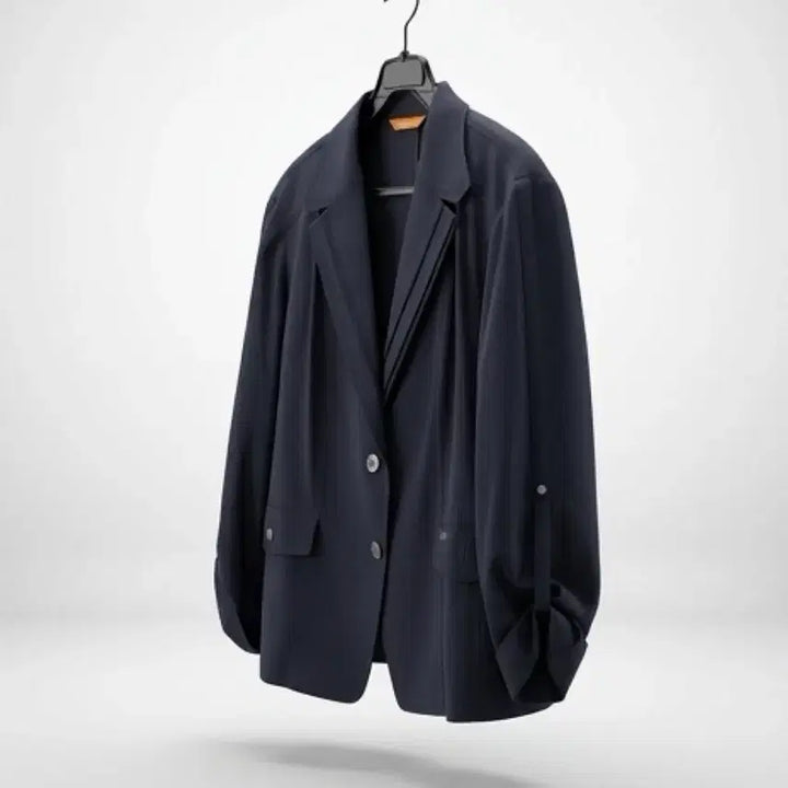 [BUNJANG] All For You Golf Detail Two-Button Blazer Jacket / 여성105 / 올포유 골프 디테일 투버튼 정장 자켓NV 11-6