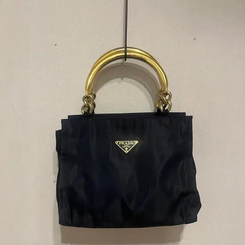 [BUNJANG] Prada Nylon Handbag / (정품)프라다 블랙 나일론 핸드백