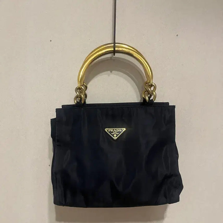 [BUNJANG] Prada Nylon Handbag / (정품)프라다 블랙 나일론 핸드백