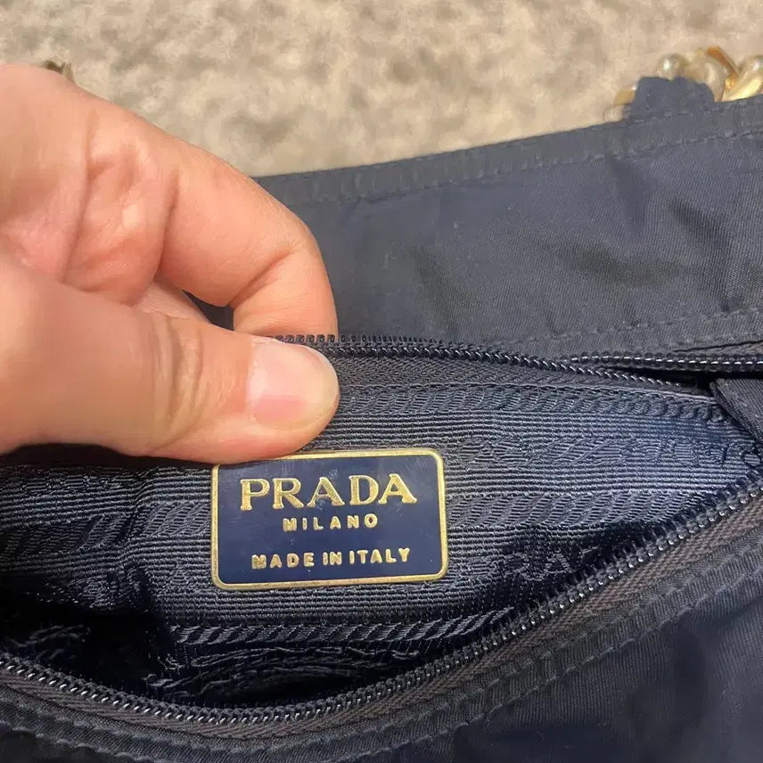 [BUNJANG] Prada Nylon Handbag / (정품)프라다 블랙 나일론 핸드백