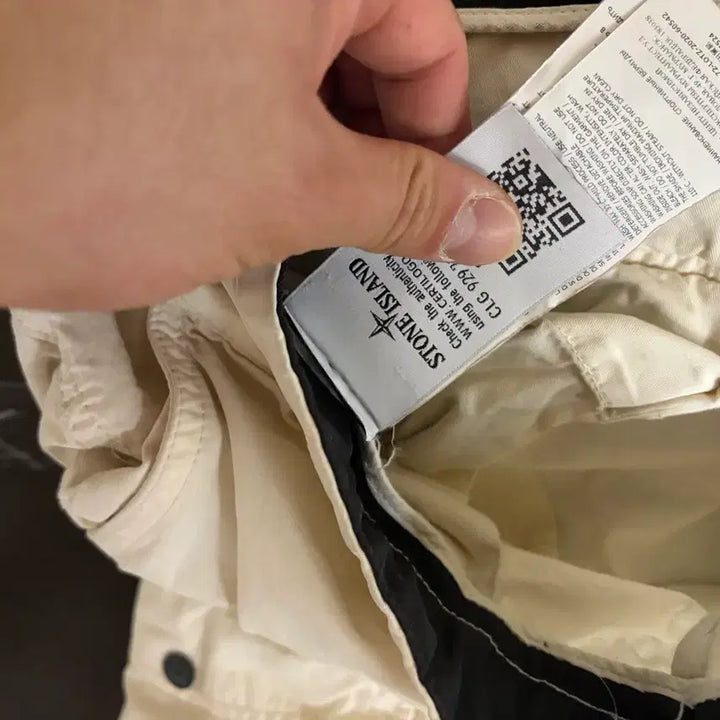 [BUNJANG] Stone Island Shorts Ivory 32 / 스톤아일랜드 반바지 32