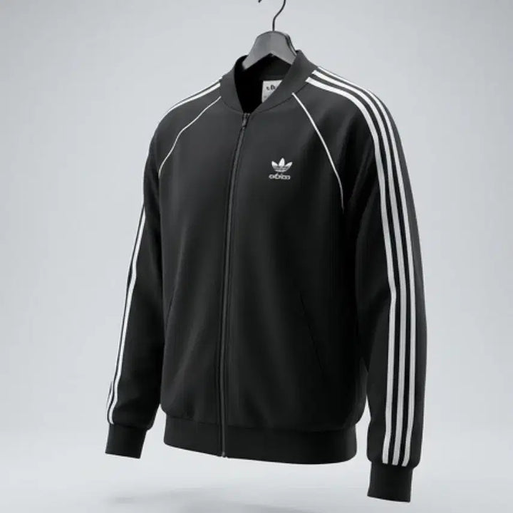 [BUNJANG] Adidas Daily Three-Stripes Zip-Up Jumper BK / 공용S / 아디다스 데일리 삼선 집업 점퍼BK 11-8