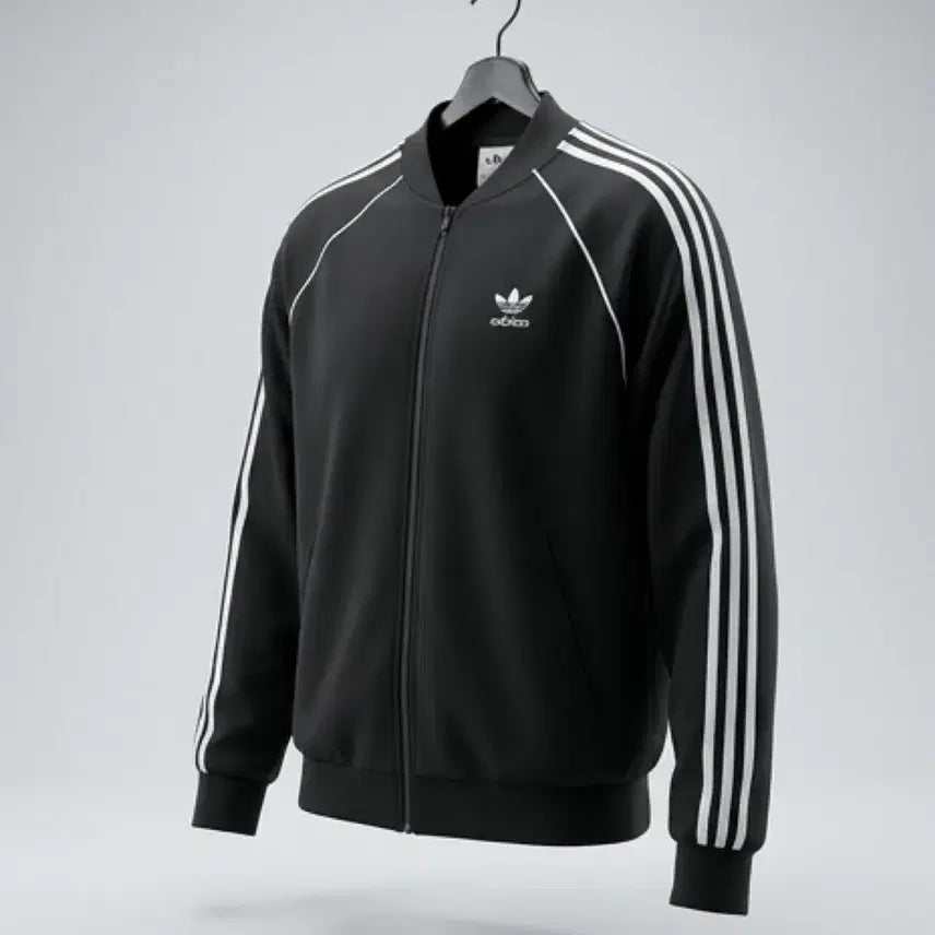 [BUNJANG] Adidas Daily Three-Stripes Zip-Up Jumper BK / 공용S / 아디다스 데일리 삼선 집업 점퍼BK 11-8