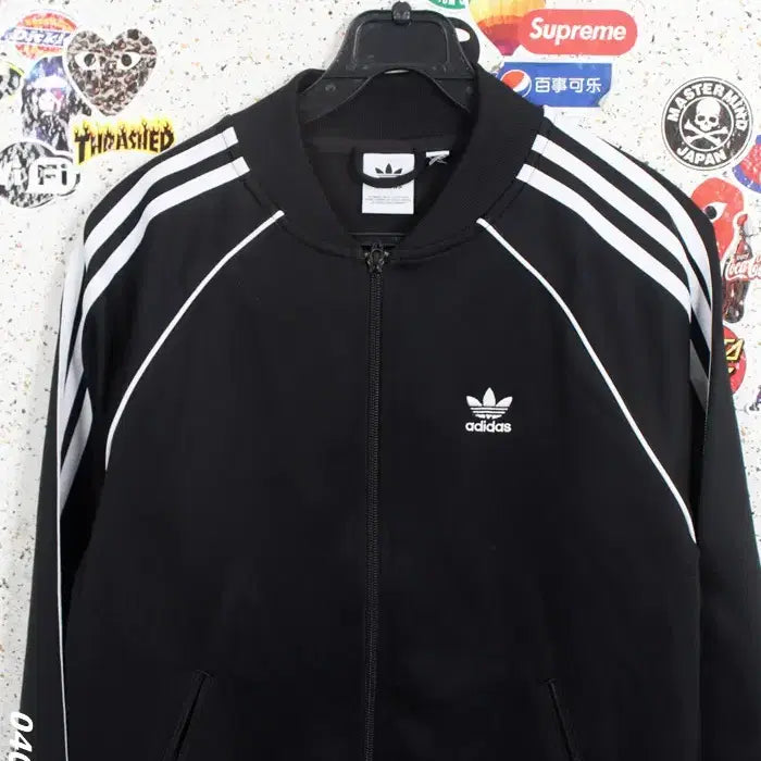[BUNJANG] Adidas Daily Three-Stripes Zip-Up Jumper BK / 공용S / 아디다스 데일리 삼선 집업 점퍼BK 11-8