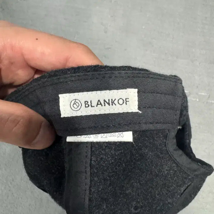 [BUNJANG] Blancob Wool Logo Ball Cap / 블랭코브 볼캡