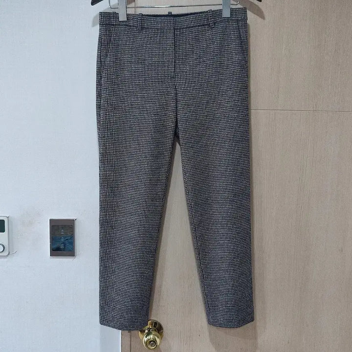 [BUNJANG] Theory 2021 Houndstooth Check Spandex Slacks / 띠어리2021 하운드투스 체크 스판슬랙스 바지 66