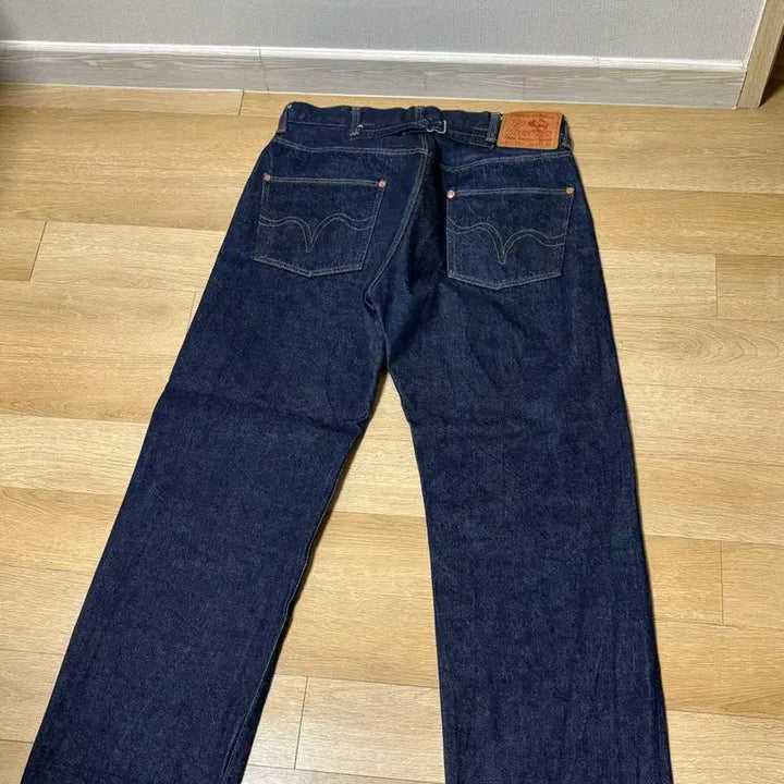 [BUNJANG] Fellowes 500SW Wide Fit Selvedge Denim Pants (Size 32) / (32)페로우즈 500sw 와이드핏 셀비지 데님팬츠