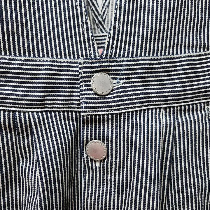 [BUNJANG] Maje Ritano Stripe Overall Skirt / maje 리타노 스트라이프 오버롤 스커트 36