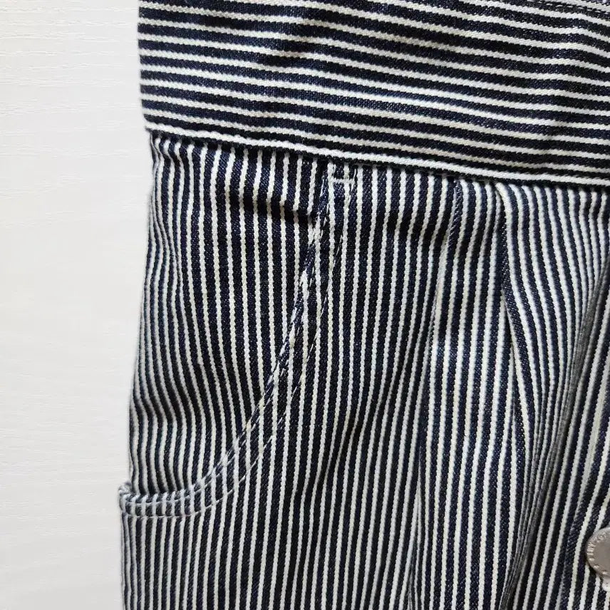 [BUNJANG] Maje Ritano Stripe Overall Skirt / maje 리타노 스트라이프 오버롤 스커트 36