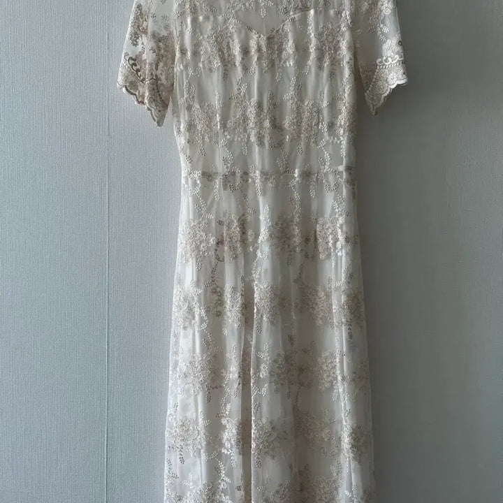 [BUNJANG] Bridal Shower Lace Long Dress / 브라이덜샤워 원피스