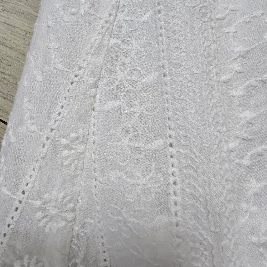 [SOLD OUT] 사만사모스 화이트 레이스 스커트/화이트 롱스커트 /프리사이즈
