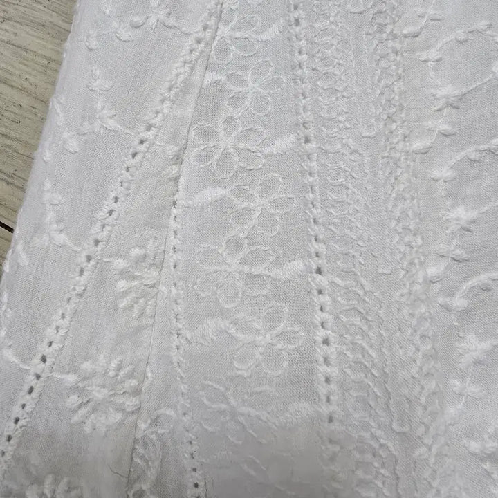[SOLD OUT] 사만사모스 화이트 레이스 스커트/화이트 롱스커트 /프리사이즈
