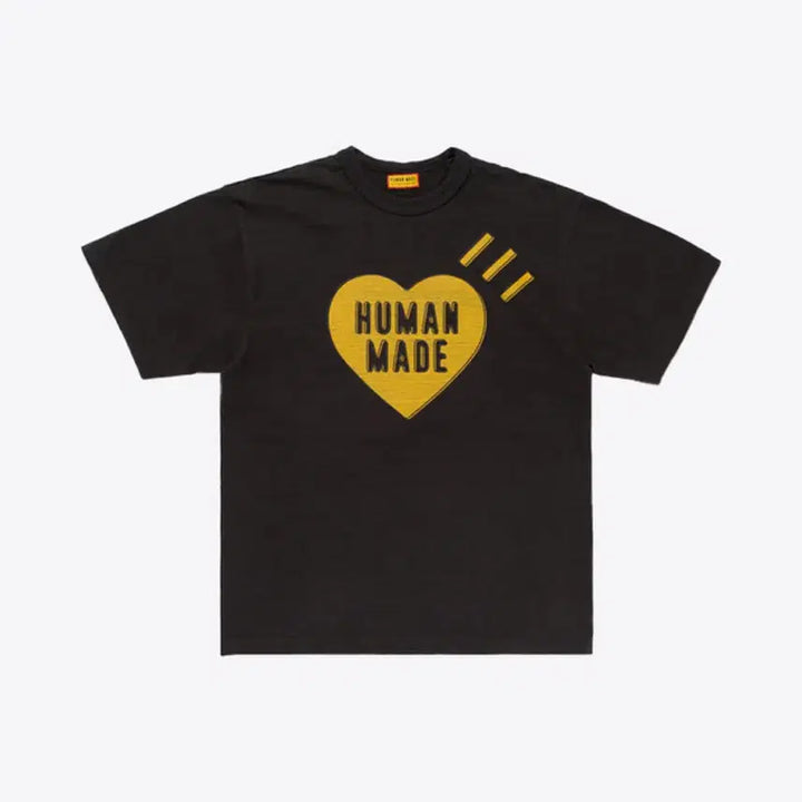 [BUNJANG] Human Made Graphic T-Shirt / 휴먼 메이드 그래픽 반팔 티셔츠 블랙 HUMAN MADE HEART