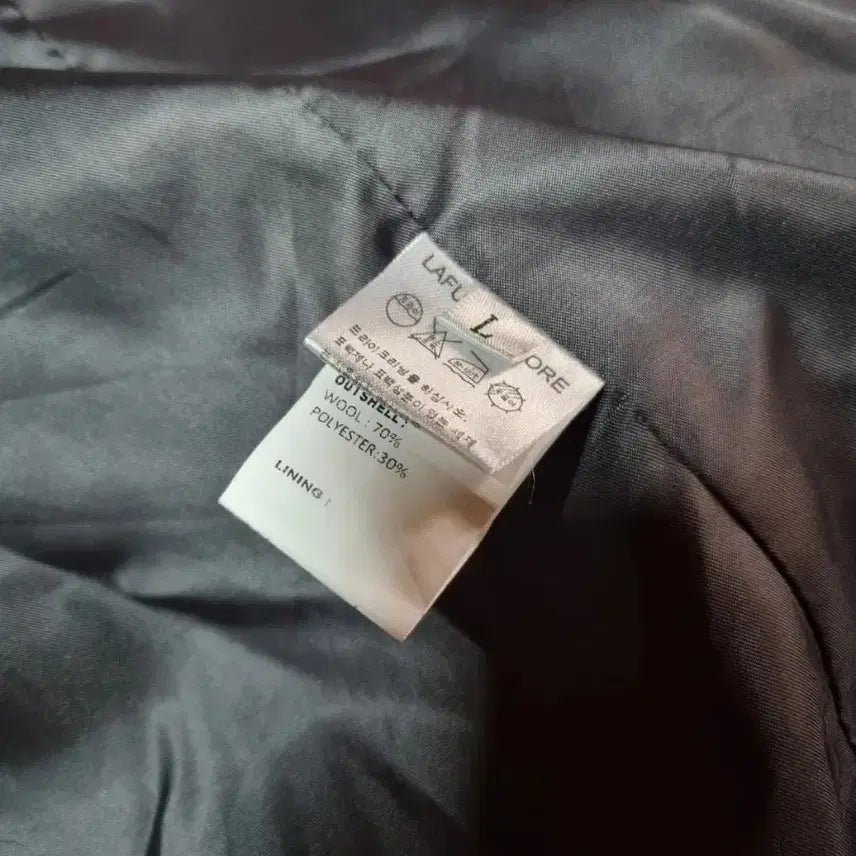 [BUNJANG] Lapparent Store Woolrich Balmacaan Coat Charcoal / 라퍼지스토어 울리치 발마칸코트 차콜 110