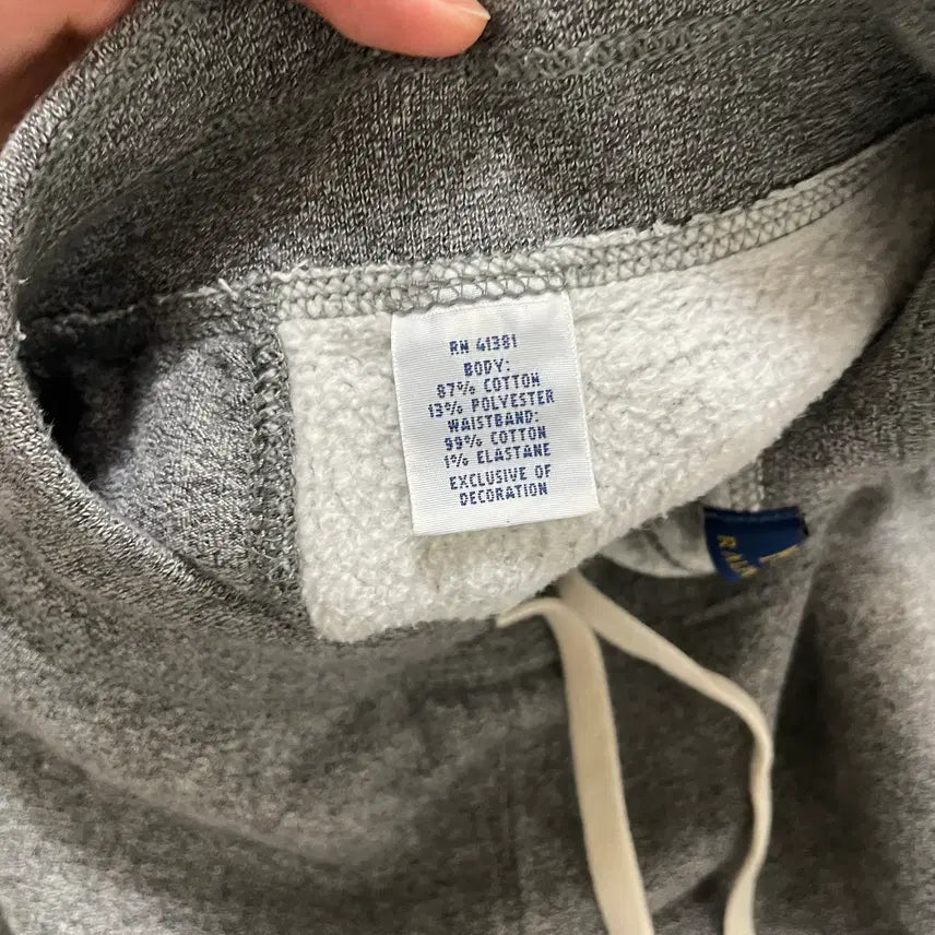 [BUNJANG] Polo Ralph Lauren Cotton Blend Jogger Pants / 빈티지9. 폴로랄프로렌 코튼 블렌드 조거 팬츠 스웻팬츠 바지 그레이