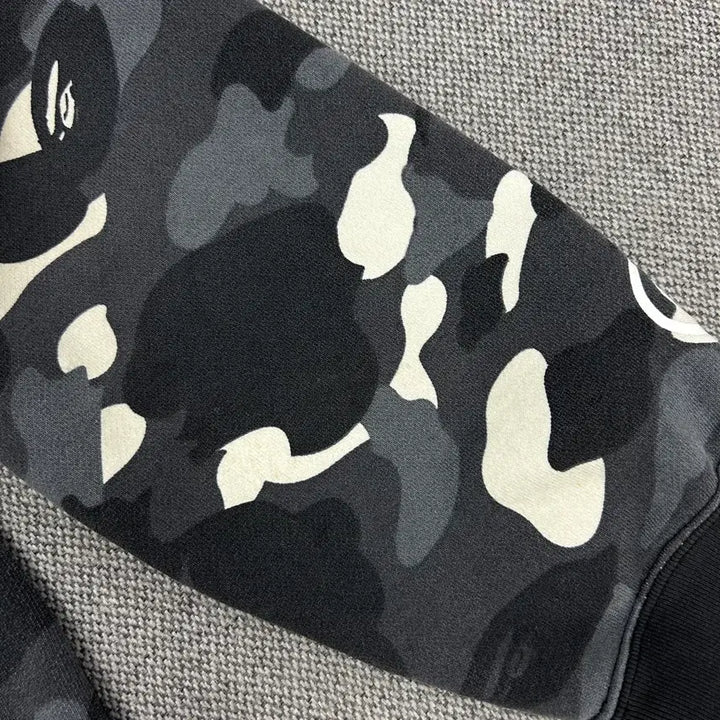 [BUNJANG] BAPE Asura Camo Shark Hoodie (2XL) / (한글택)베이프 반반 아수라 카모 샤크 후드집업(2XL)