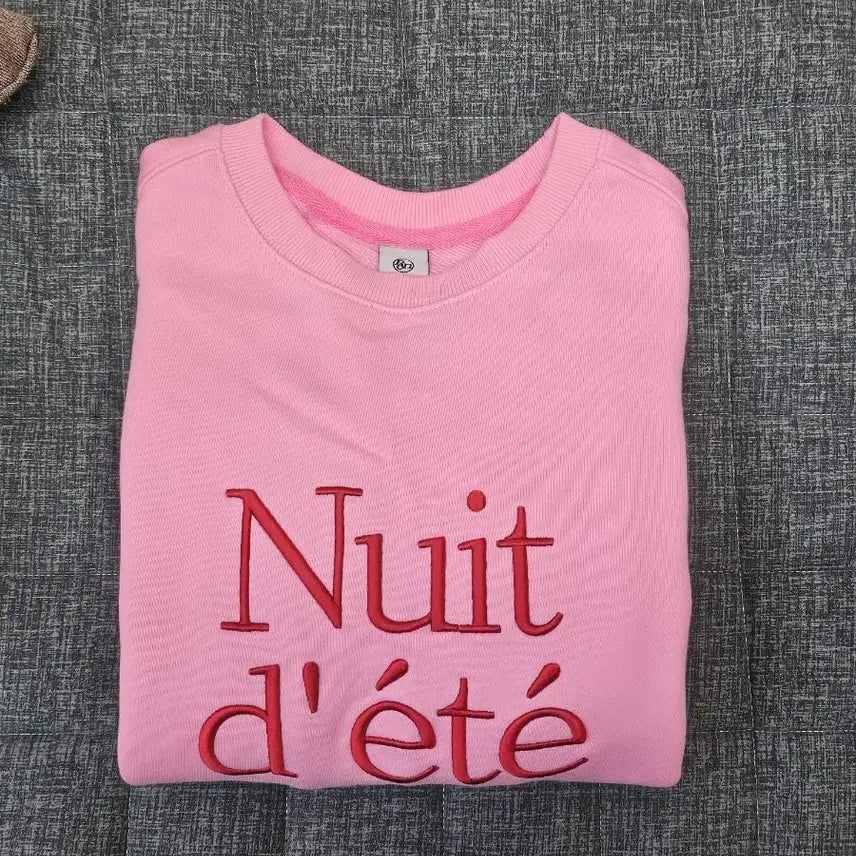 [BUNJANG] Ronron Pink Sweatshirt / 론론 핑크맨투맨