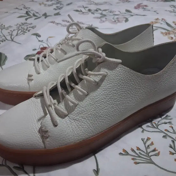 [BUNJANG] Quieron Quebec Shoes Leather Sneakers (Size 240-245) / 쿠에론 퀘벡 슈즈 가죽 운동화(240-245 싸이즈)