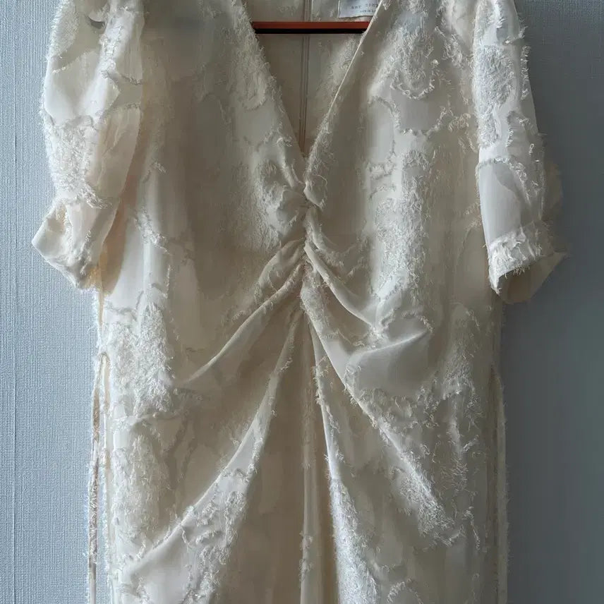 [BUNJANG] Bridal Shower Ivory Long Dress / 브라이덜샤워 원피스