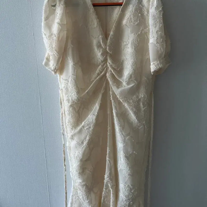 [BUNJANG] Bridal Shower Ivory Long Dress / 브라이덜샤워 원피스