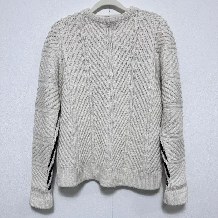 [BUNJANG] Maje Striped Point Knit / maje 마쥬 스트라이프 포인트 니트