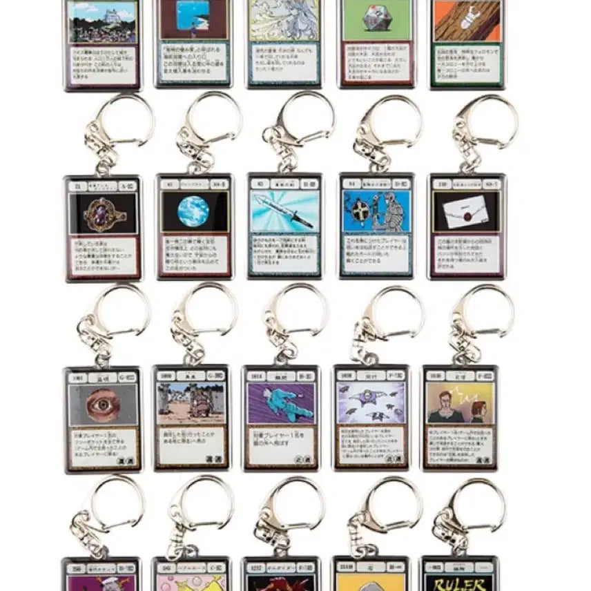 [BUNJANG] Hunter x Hunter Greed Island Art Exhibition Complete Set Keychains / 헌터헌터 원화전 그리드아일랜드 키링 전종 판매