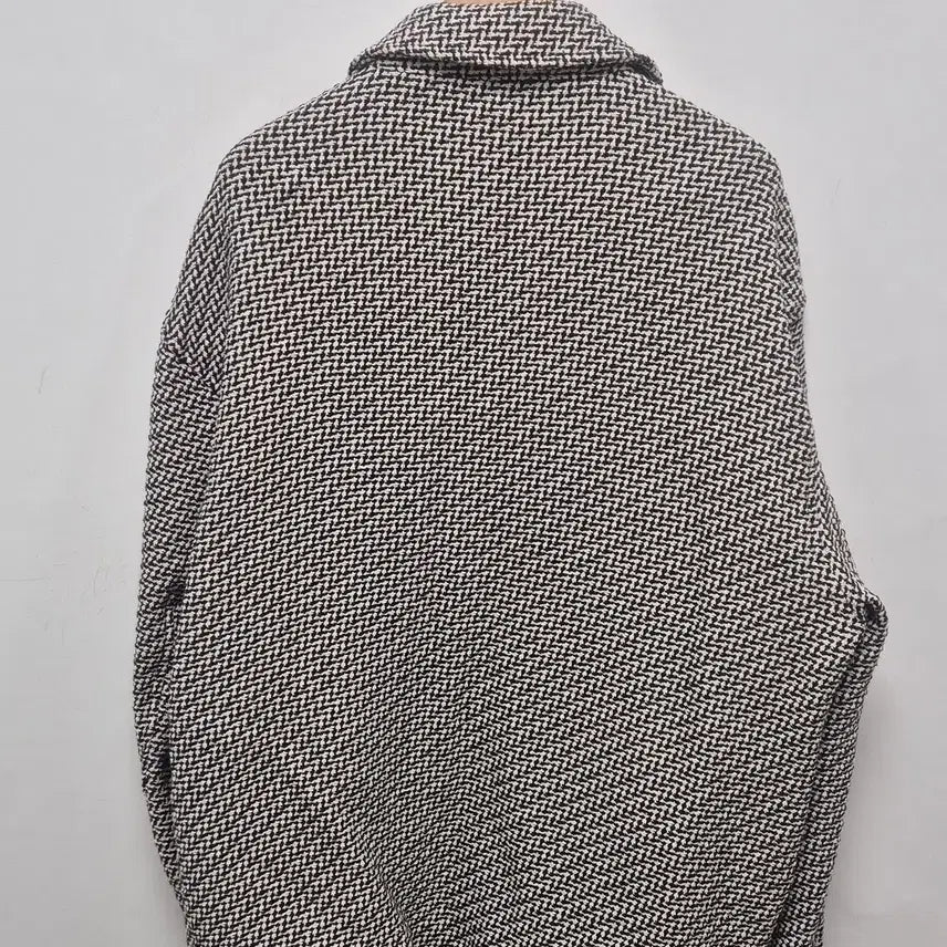[BUNJANG] Zara Herringbone Jacquard Overshirt Jacket / (164) 자라 해링본 오버셔츠 지켓