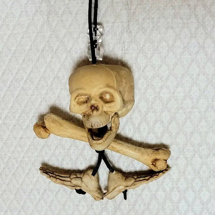 [BUNJANG] Skull Pendant Necklace Halloween Decoration Classic Toy / 해골 스컬 목걸이 팬던트 할로윈 장식 고전 장난감