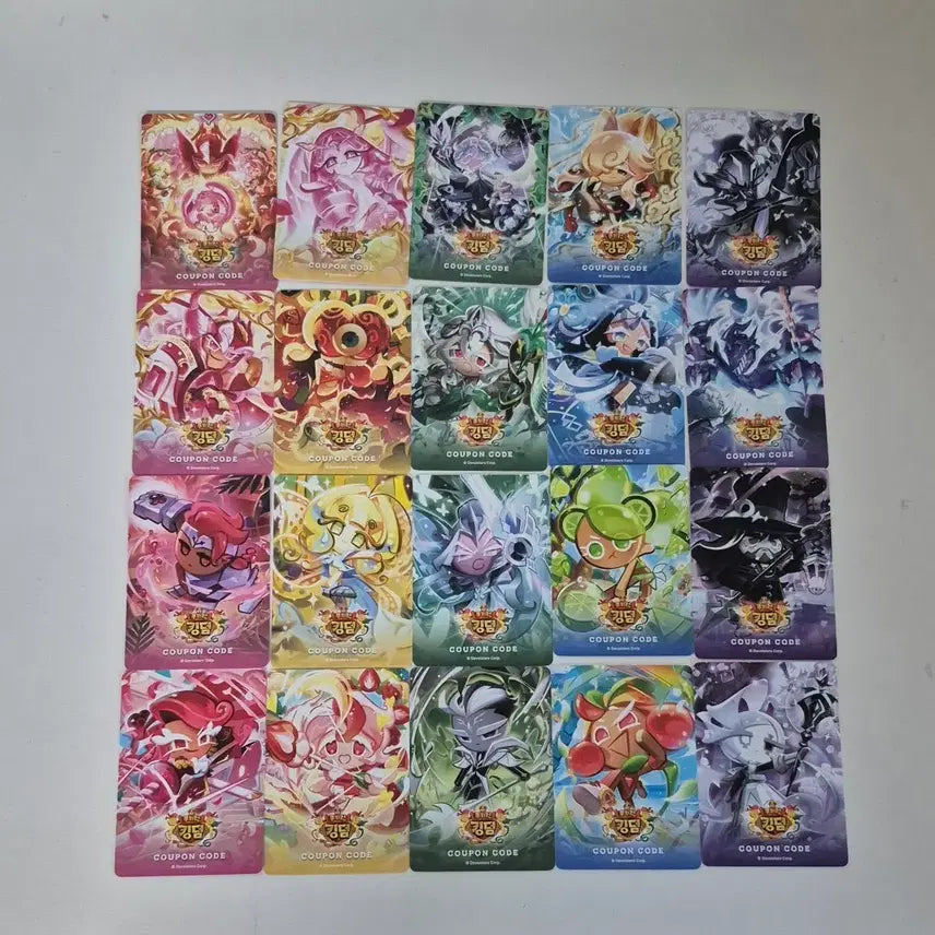 [SOLD OUT] 쿠키런 브레이버스 10탄 쿠폰 아트카드 20장 일괄
