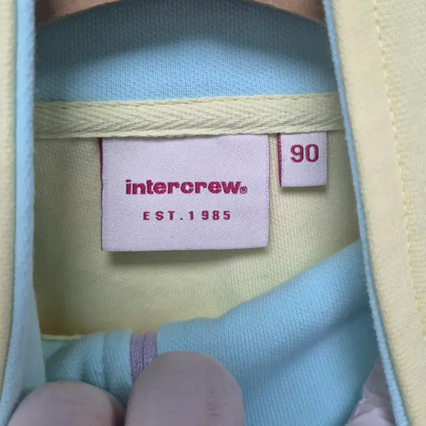 [BUNJANG] Intercrew Half-Zip Sweatshirt - Size S / (139) 인터크루 반집업 맨투맨