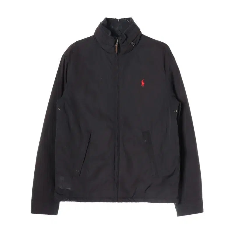 [BUNJANG] Polo Ralph Lauren Black Fleece Lined Zip-Up Jacket (Size S) / 폴로 랄프로렌 블랙 플리스라인 자켓 S