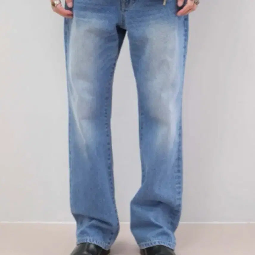 [BUNJANG] Mergo X Pleek K55 Blue Bootcut Denim Pants / [새상품] 메르고X플랙 부츠컷 데님팬츠 K55 블루 30 사이즈