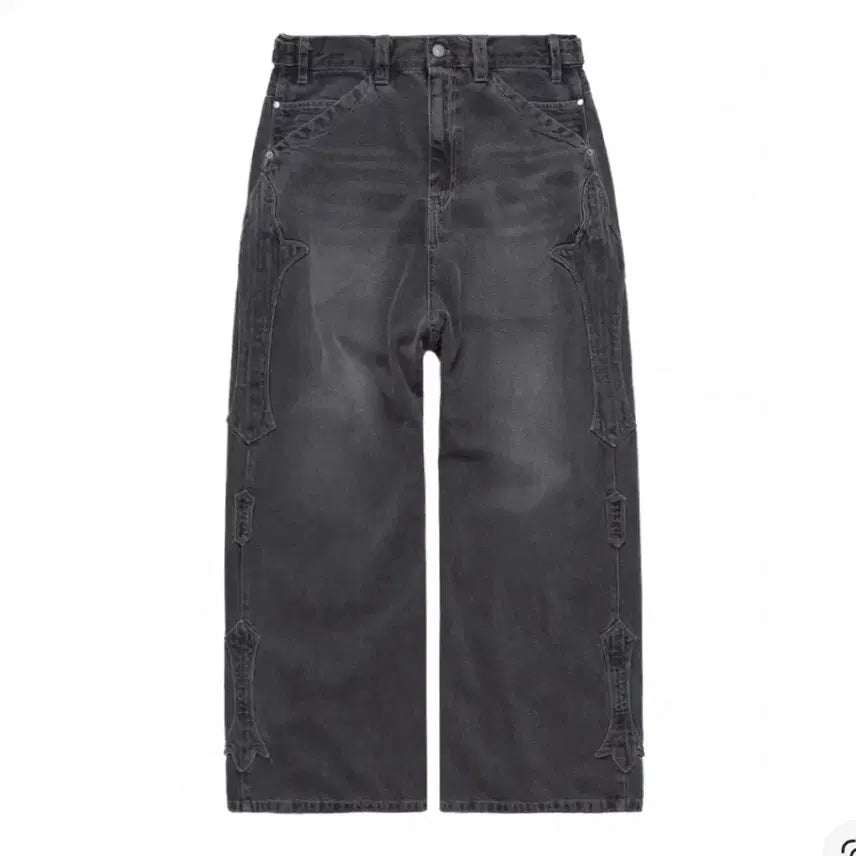 [BUNJANG] Politeru 1011 Fleur Denim Pants Grey / [4] 폴리테루 1011 플뢰르 데님팬츠 그레이