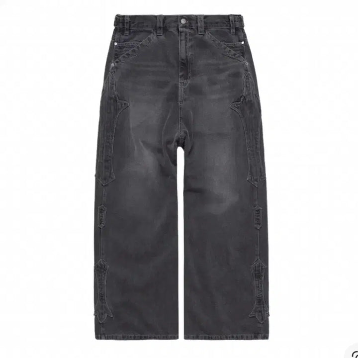 [BUNJANG] Politeru 1011 Fleur Denim Pants Grey / [4] 폴리테루 1011 플뢰르 데님팬츠 그레이