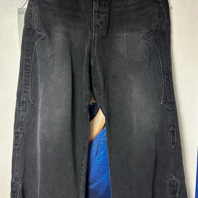 [BUNJANG] Politeru 1011 Fleur Denim Pants Grey / [4] 폴리테루 1011 플뢰르 데님팬츠 그레이