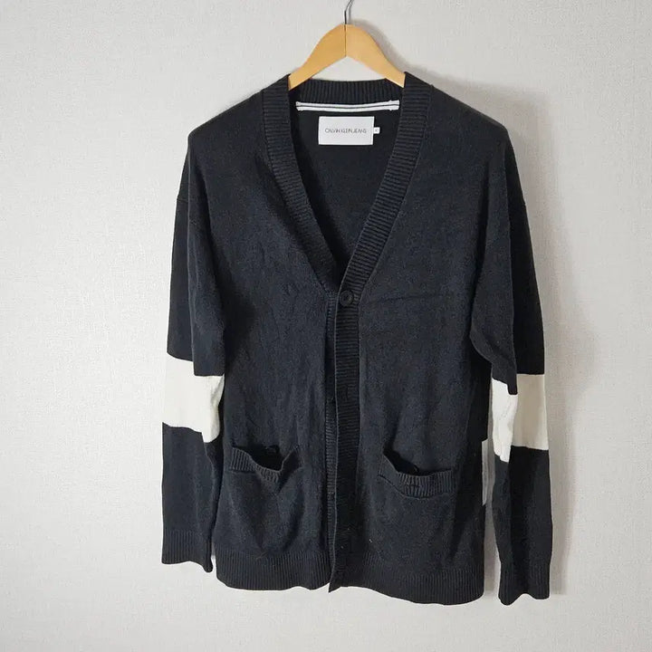 [BUNJANG] Calvin Klein Jeans Long Knit Cardigan M / 캘빈클라인 진스 가디건 니트 롱 M 남성