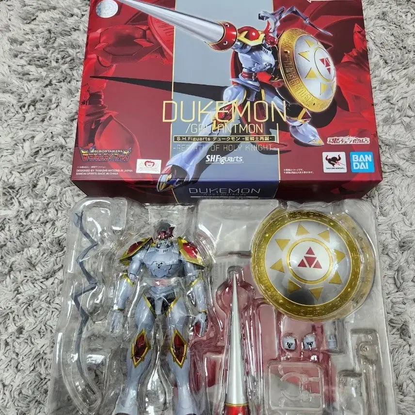[SOLD OUT] 반다이 디지몬 SHF 피규어 듀크몬 성기사 재탄생 피규어