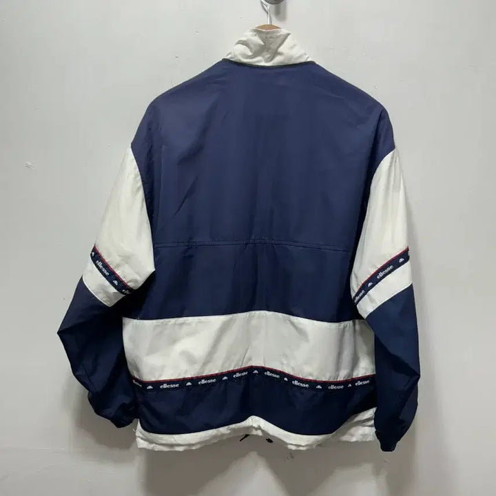 [BUNJANG] Ellesse Navy White Windbreaker Jacket M / 엘레쎄 네이비 화이트 바람막이 자켓 M