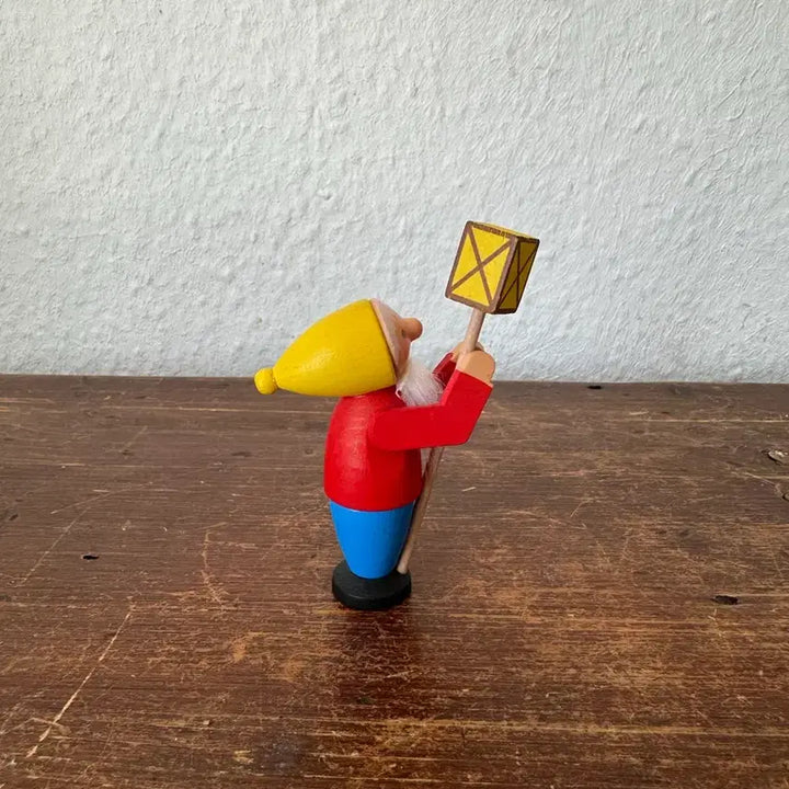 [BUNJANG] Erzgebirge Gnome with Lantern Vintage Wood Craft / 독일)빈티지 Erzgebirge 전등든 난쟁이
