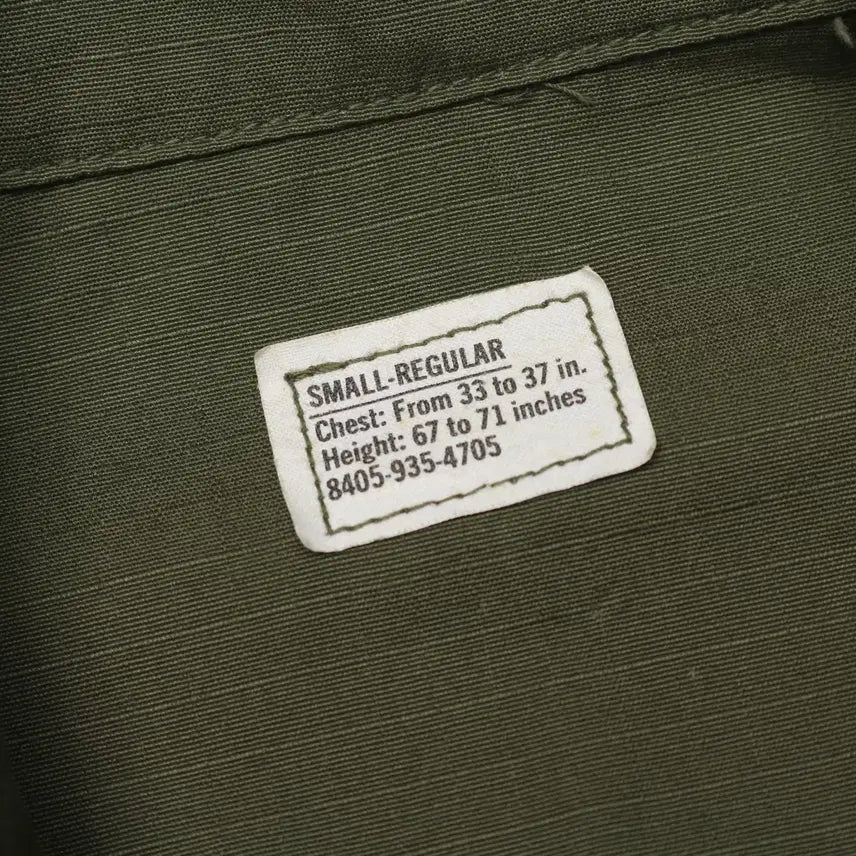 [BUNJANG] US Army Original 4th Generation Jungle Fatigue Jacket / [S/R] 60&