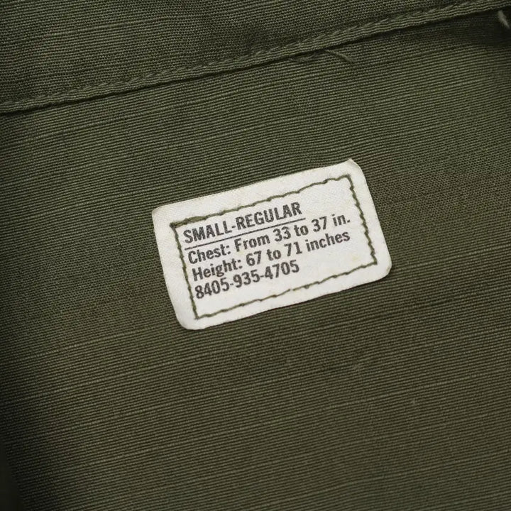 [BUNJANG] US Army Original 4th Generation Jungle Fatigue Jacket / [S/R] 60&